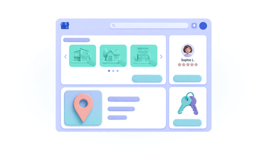 google business profile immobilier